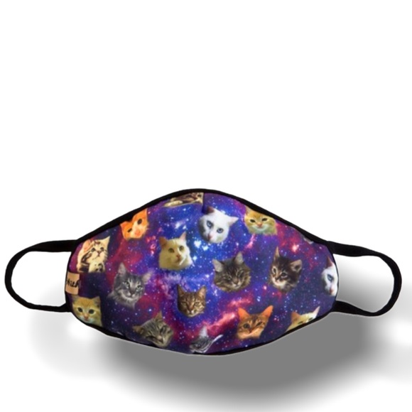 IN STOCK FAST SHIP Cat Lover Fashion Face Mask - Picture 3 of 9